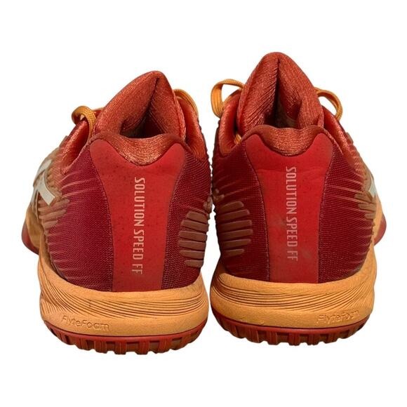 Asics Solution Speed FF Women's Tennis Shoes Size 7.5 Coral Peach 1042A002 - Picture 5 of 8